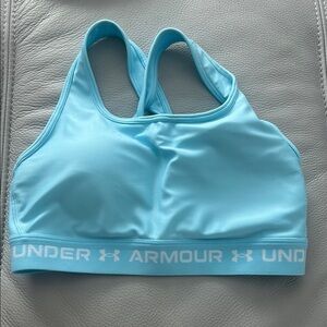 Brand New Under Armour Blue Sports Bra Moisture-Wicking Racerback
